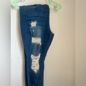 Fashion Nova Ripped Jeans